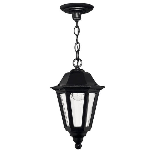 Hinkley Lighting Manor House 1 Light Outdoor Hanging, Black