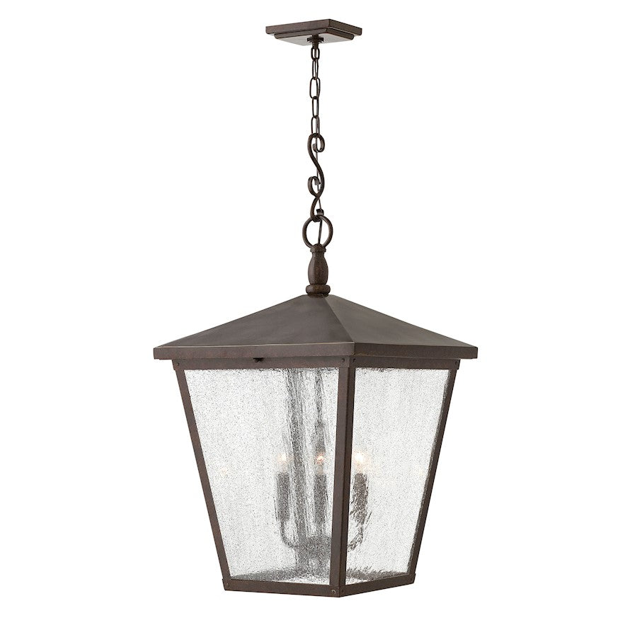 Hinkley Lighting Trellis Outdoor Hanging Light, Regency Bronze