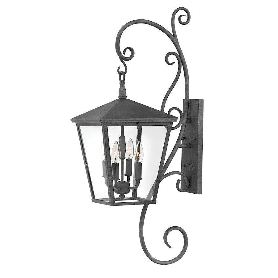 4 Light Trellis Outdoor Large Wall Sconce