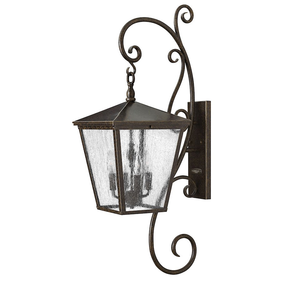 4 Light Trellis Outdoor Large Wall Sconce