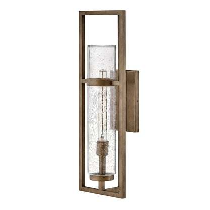 Hinkley Lighting Cordillera Outdoor 1 Light Large Wall, Bronze/Clear - 14905BU