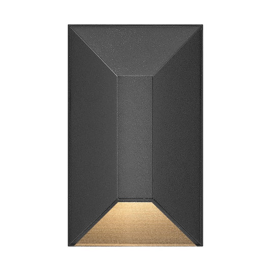 Hinkley Lighting Nuvi 1 Light 2" Rectangular Deck Sconce, Black - 15223BK