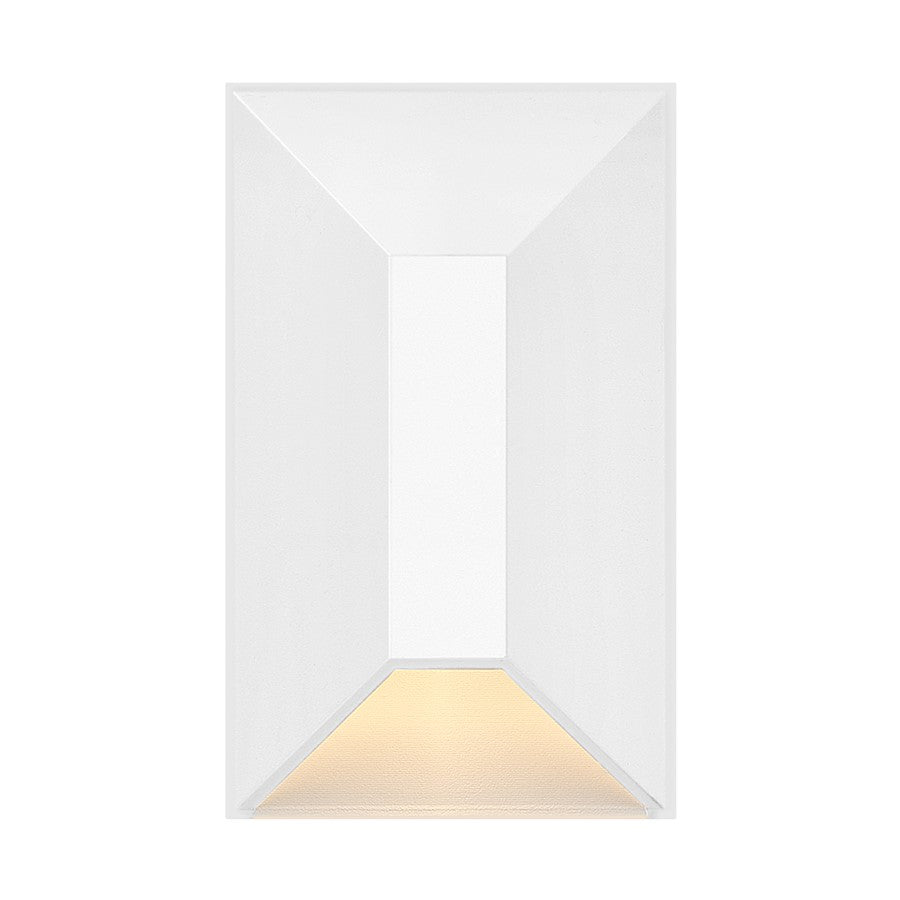 Hinkley Lighting Nuvi 1 Light 2" Rectangular Deck Sconce, Matte White - 15223MW