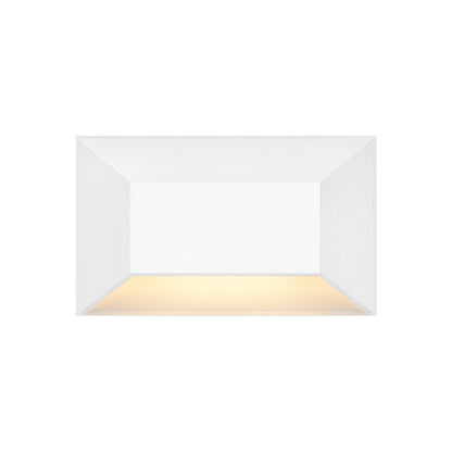 Hinkley Lighting Nuvi 1 Light 5" Rectangular Deck Sconce, Matte White - 15225MW