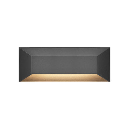 Hinkley Lighting Nuvi 1 Light 8" Rectangular Deck Sconce, Black - 15228BK