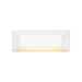 Hinkley Lighting Nuvi 1 Light 8" Rectangular Deck Sconce, Matte White - 15228MW