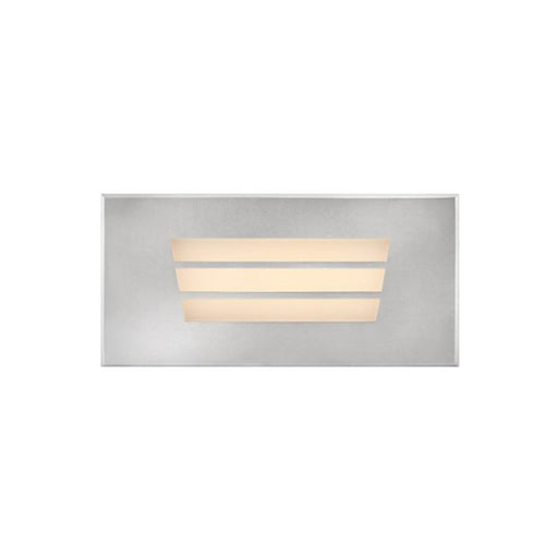 Hinkley Lighting Dash Louvered LED Brick Light Small, Steel/Frosted - 15334SS