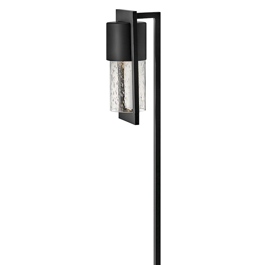 Hinkley Lighting Shelter Path Light, Black/Clear Seedy - 1547BK-LL