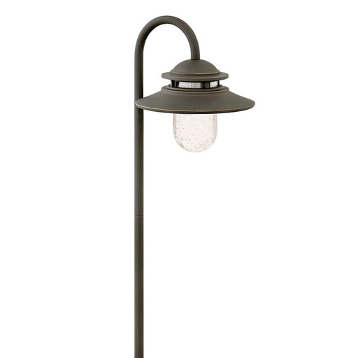 Hinkley Lighting Atwell Path Light, Oil Rubbed Bronze/Clear Seedy - 1566OZ-LL