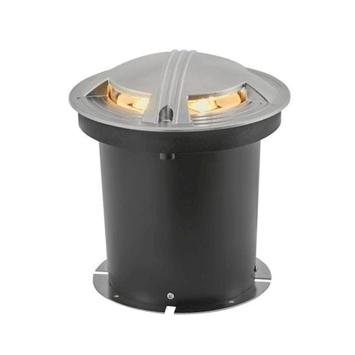 Hinkley Lighting Flare Quad Landscape 7" Well Light, Steel/Frosted - 15742SS