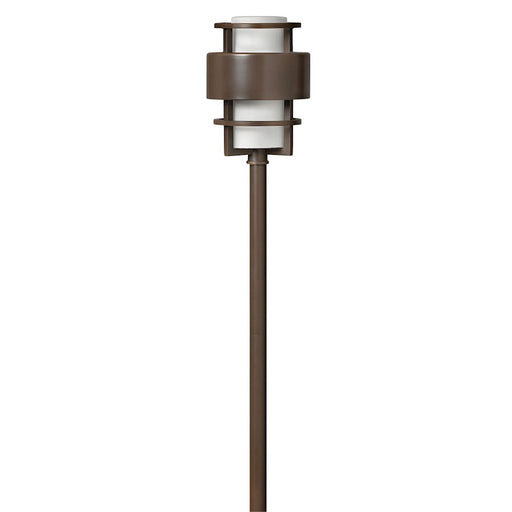 Hinkley Lighting Saturn Path Light, Metro Bronze/Etched Opal - 1579MT-LL