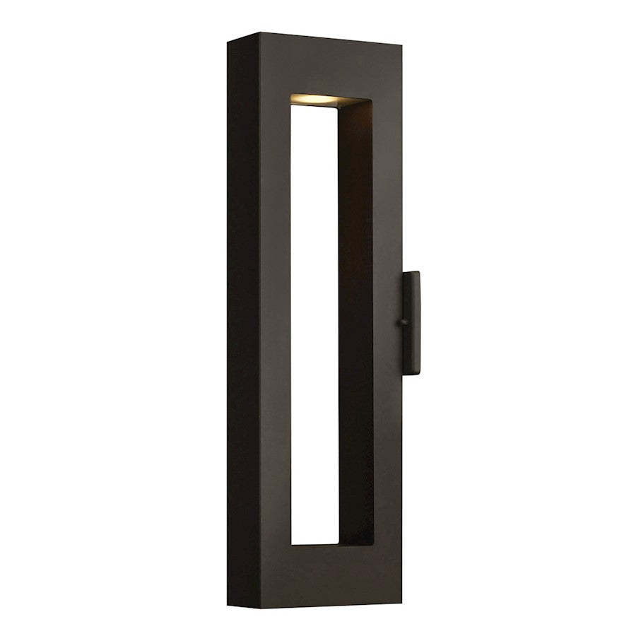 Hinkley Lighting Atlantis Outdoor 2 Light 7.5" Wall, Black/Etched - 1644SK-LL