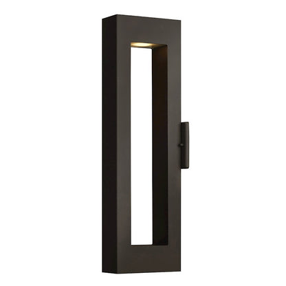 Hinkley Lighting Atlantis Outdoor 2 Light 7.5" Wall, Black/Etched - 1644SK-LL