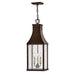 Hinkley Lighting Beacon Hill 3Lt Outdoor MED Hanging Lantern, CP/Seed - 17462BLC
