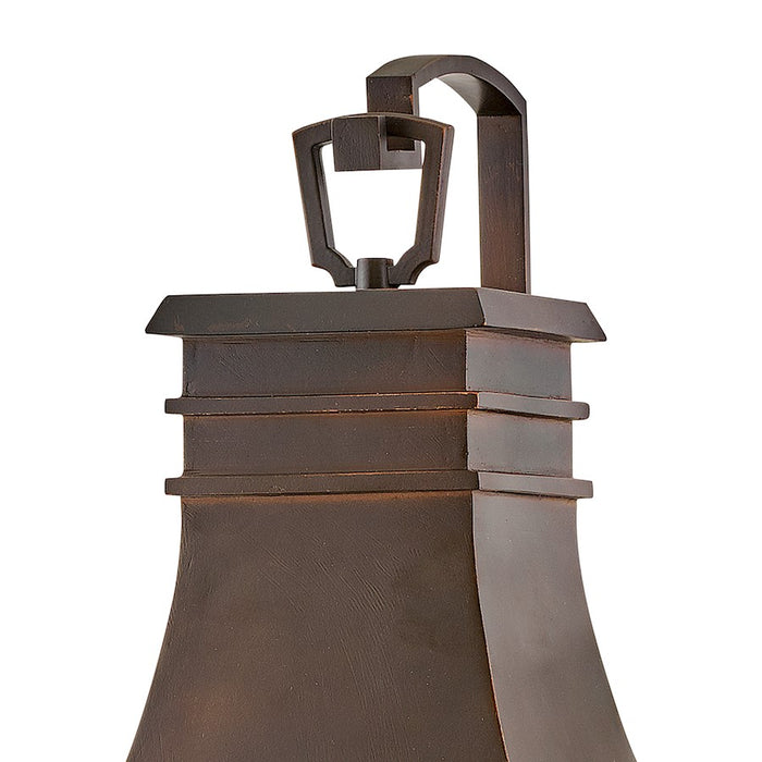 Hinkley Lighting Beacon Hill Outdoor Wall Mount, Copper/Clear
