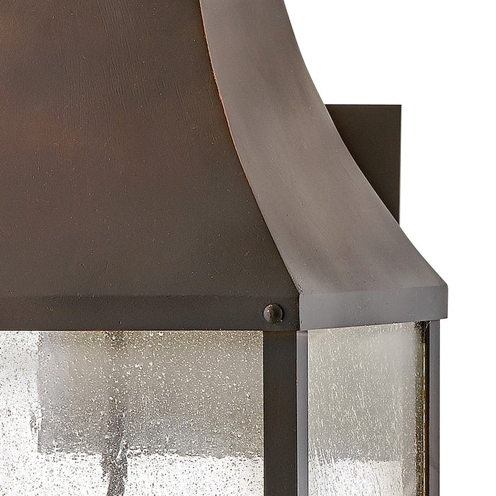 Hinkley Lighting Beacon Hill Outdoor Wall Mount, Copper/Clear