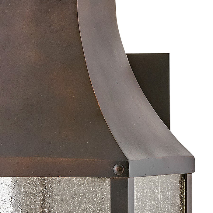 Hinkley Lighting Beacon Hill Outdoor 2 Light Wall, Copper/Clear
