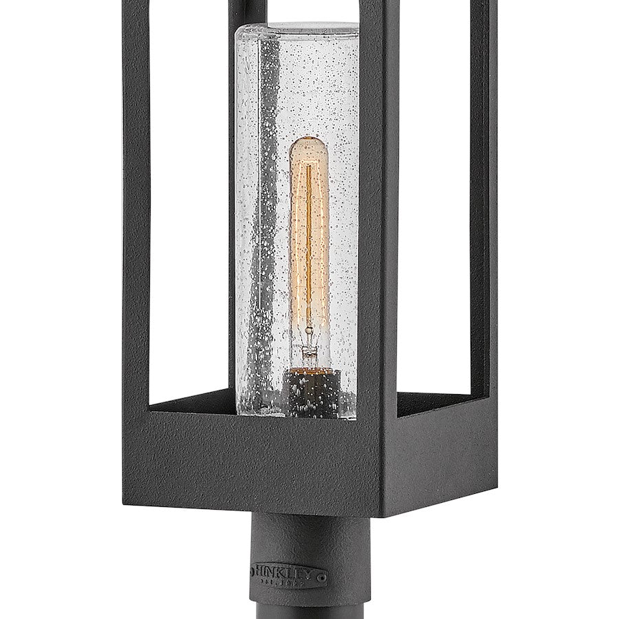 Hinkley Lighting Amina Outdoor 1-LT Post/Pier, Distressed Zinc/Clear