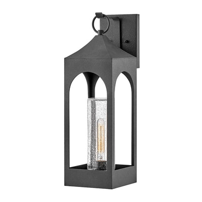 Hinkley Lighting 18085 Amina Outdoor 1-LT Wall, Distressed Zinc/Clear - 18085DSZ