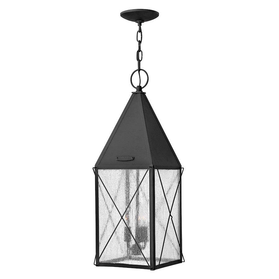 Hinkley Lighting York 3 Light Outdoor Hanging, Black