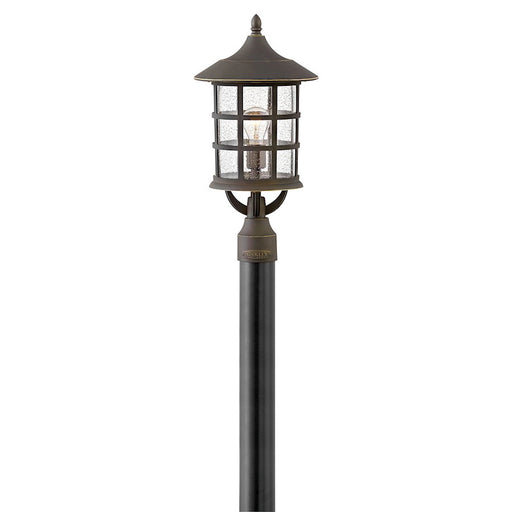 Hinkley Lighting Freeport 1 Light Post Mount, Rubbed Bronze/Seedy - 1861OZ-LV