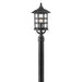 Hinkley Lighting Freeport 1 Light Post Mount, Textured Black/Seedy - 1861TK-LV