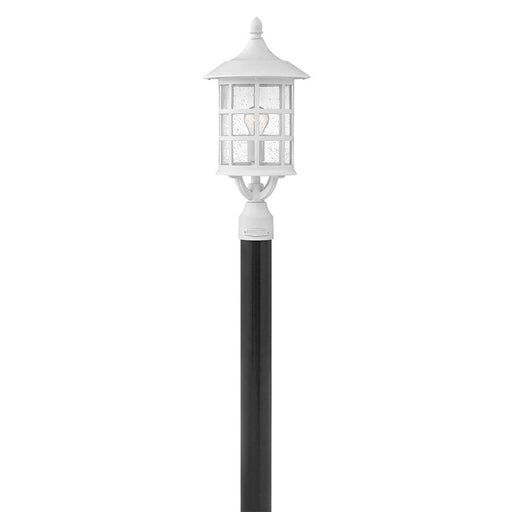 Hinkley Lighting Freeport 1 Light Outdoor Post Mount in Textured White - 1861TW