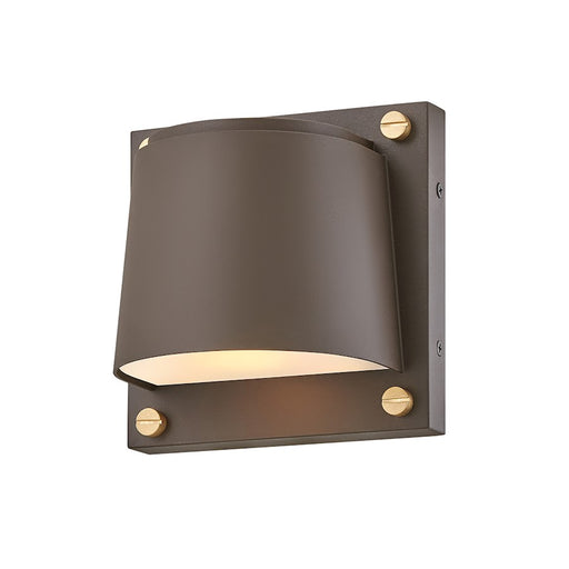 Hinkley Lighting Scout 1 Light Outdoor SM Sconce, BZ/Etched - 20020AZ-LL