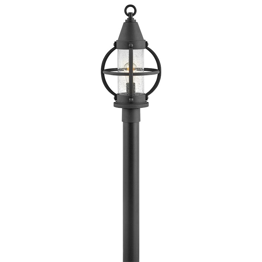 Hinkley Lighting Chatham 1 Light Outdoor Post Mount, Museum Black - 21001MB