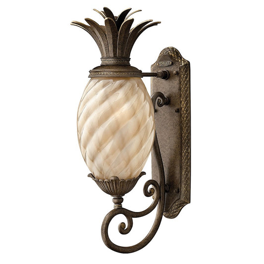 Hinkley Lighting Plantation Outdoor Wall Mount, Pearl Bronze