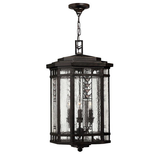 Hinkley Lighting Tahoe 4 Light Outdoor Hanging, Regency Bronze