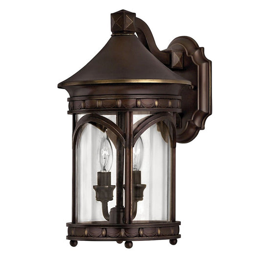 Hinkley Lighting Lucerne 2 Light Outdoor Wall Mount in Copper Bronze - 2310CB-LL