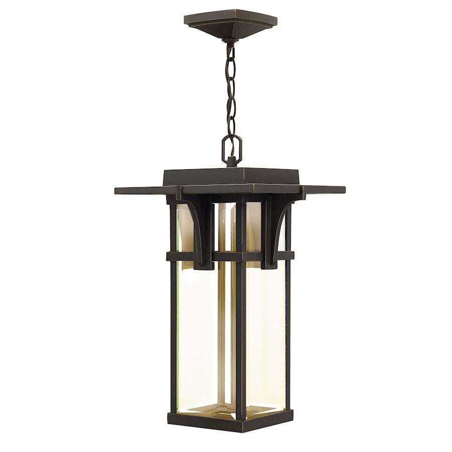 Hinkley Lighting Manhattan 1 Light Outdoor Hanging, Oil Rubbed Bronze