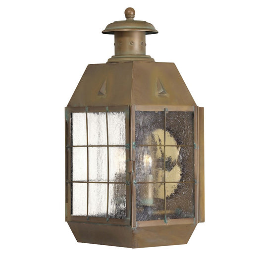 Hinkley Lighting Nantucket 2 Lt Outdoor Medium Wall Mount, Aged Brass