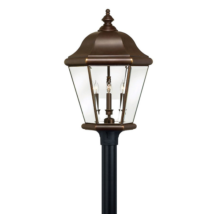 Hinkley Lighting Clifton Park 4 Light Outdoor Extra Lg Post Top, Copper Bronze