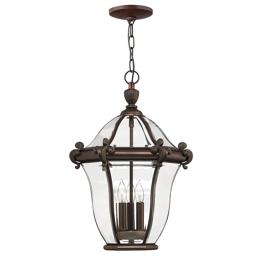 Hinkley Lighting San Clemente 3 Light Outdoor Hanging Lantern