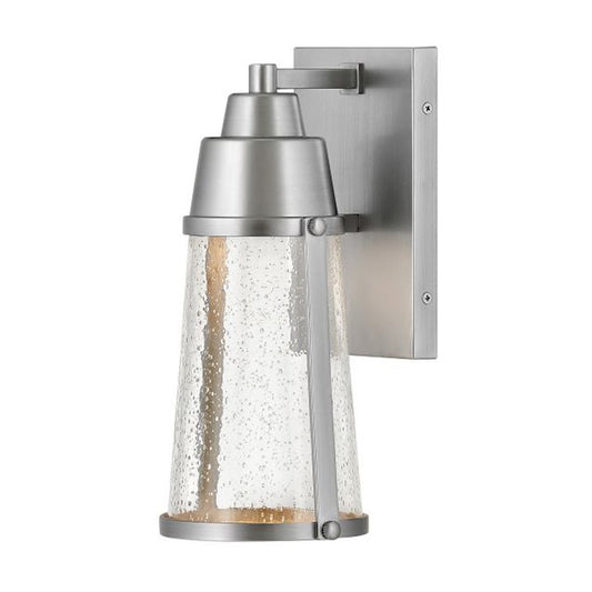 Hinkley Lighting Miles 1 Light Outdoor Wall Mount, Satin Nickel