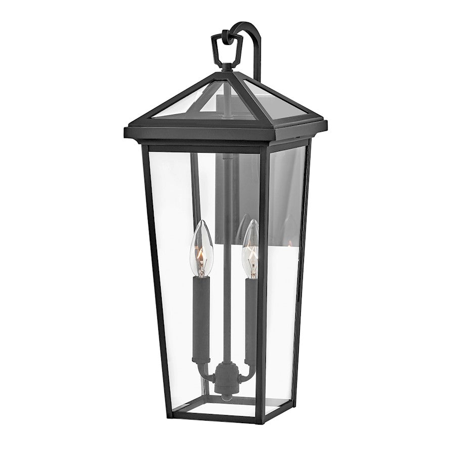 Hinkley Lighting Alford Place 2 Light 20" Outdoor Med. Sconce, Black - 25655MB