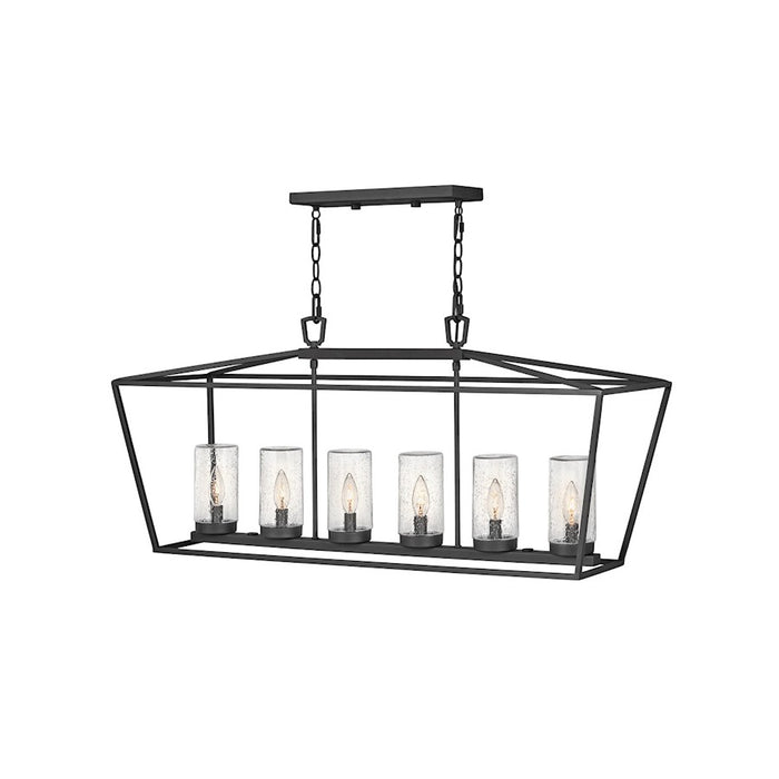 Hinkley Lighting Alford Place 6 Light Outdoor Hanging in Museum Black - 2569MB