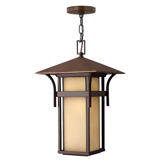 Hinkley Lighting Harbor 1 -LT Outdoor Large Hanging Lantern, Bronze - 2572AR-LV