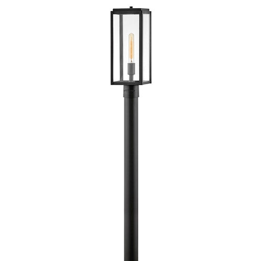 Hinkley Lighting Max Outdoor 1-LT Post/Pier, 100W, Black/Clear - 2591BK