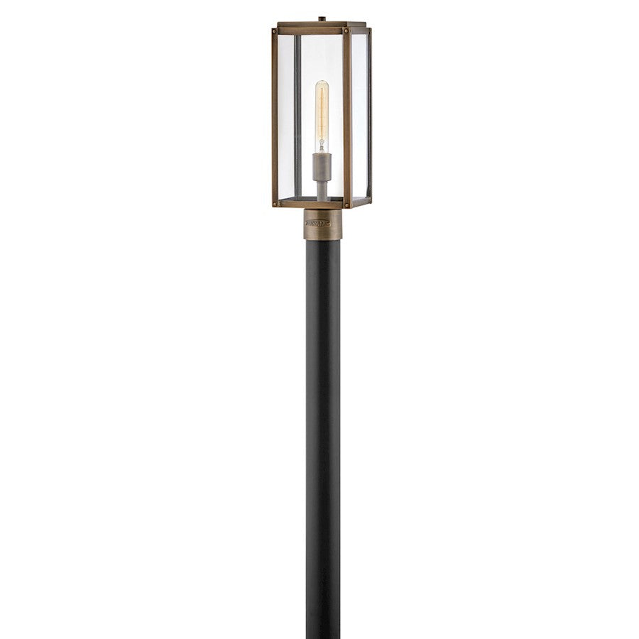 Hinkley Lighting Max Outdoor 1-LT Post/Pier, 5W, Bronze/Clear - 2591BU-LL