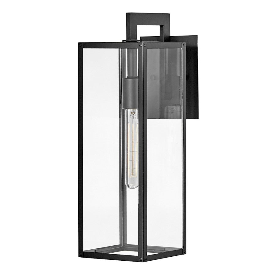 Hinkley Lighting Max 1 Light Outdoor Wall Mount in Black - 2594BK