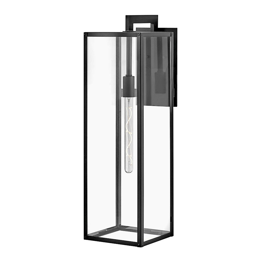 Hinkley Lighting Max 1 Light Outdoor Double XL Sconce, Black - 2598BK-LL