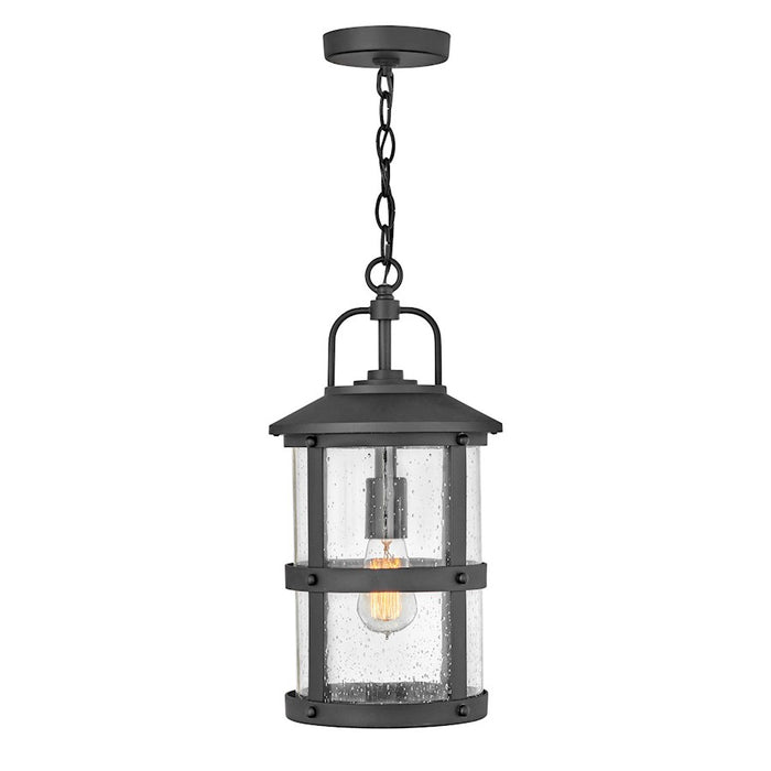 Hinkley Lighting Lakehouse Outdoor 1-LT Hanging Lantern, Black/Clear - 2682BK-LL