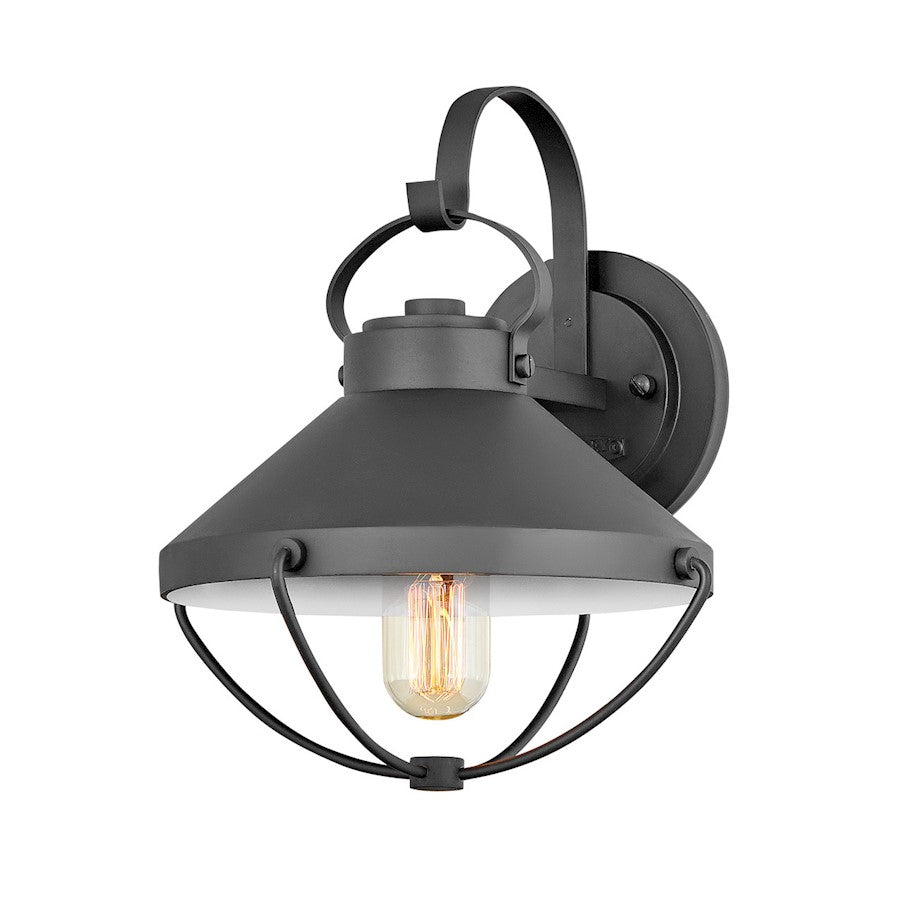 Hinkley Lighting Crew 1 Light Outdoor Wall Mount in Black - 2690BK