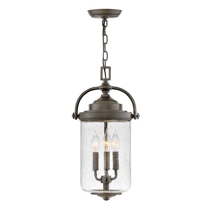 Hinkley Lighting 3 Light Willoughby Outdoor Hanging, Oil Rubbed Bronze