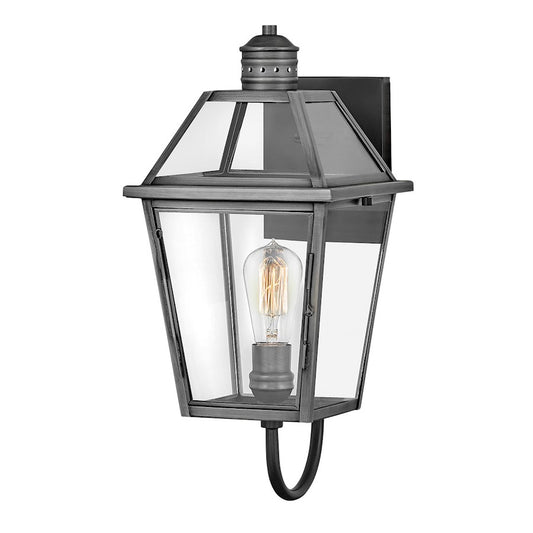 Hinkley Lighting Nouvelle 1 Light Outdoor Wall Mount in Black - 2770BLB