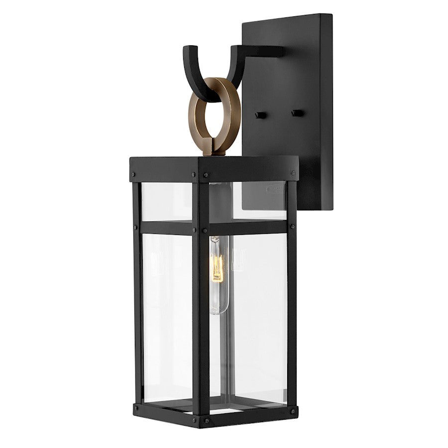 Hinkley Lighting 2800 Porter 1 Light Outdoor Small Sconce, Black - 2800BK-LL