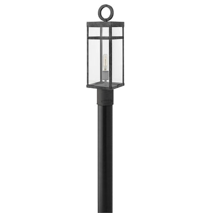 Hinkley Lighting Porter Outdoor 1-LT Post/Pier, Zinc/Clear - 2801DZ-LL